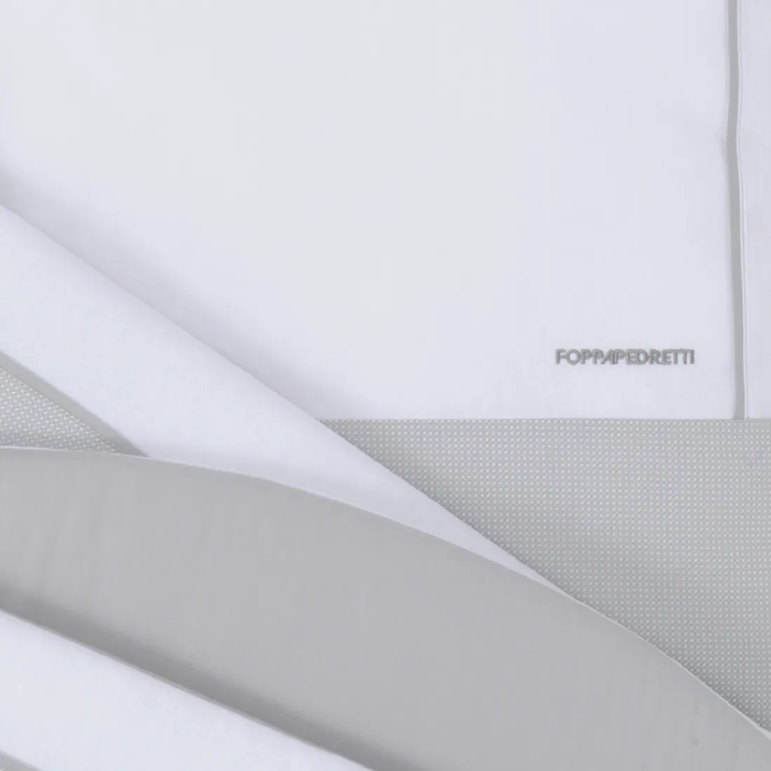 Foppapedretti Cameretta Pikkoletto bianco con completo piumone grigio Sale