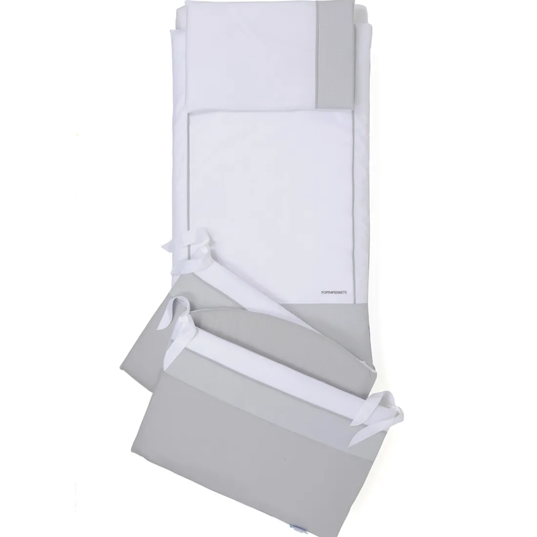 Foppapedretti Cameretta Pikkoletto grigio con completo piumone grigio Discount