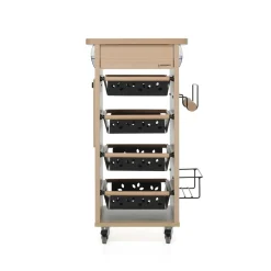 Foppapedretti Carrello da cucina in legno Bistrot New