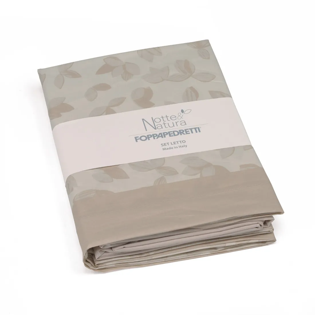 Foppapedretti Completo lenzuola una piazza in cotone Notte&Natura Outlet