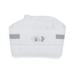 Foppapedretti Completo piumone in cotone ricami Armony Piccoli amici