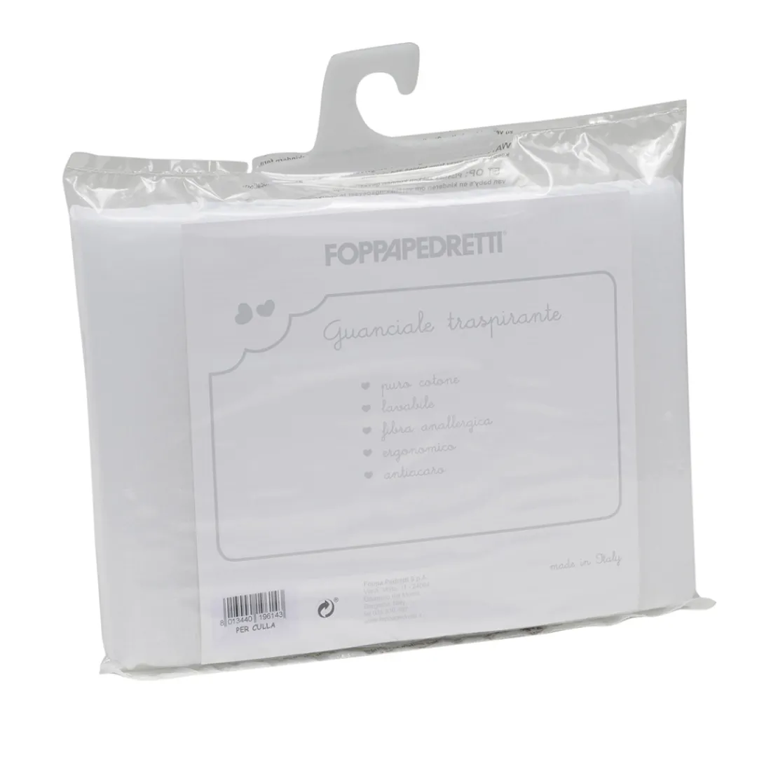Foppapedretti Guanciale antiacaro culla Guanciale per culla Hot