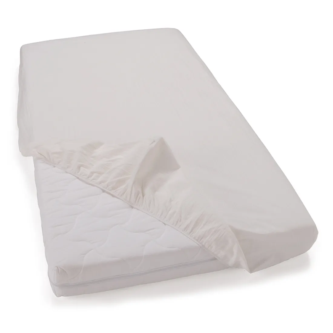 Foppapedretti Lenzuolo sotto con angoli per lettino 60x120/63x124 cm Bianco Hot