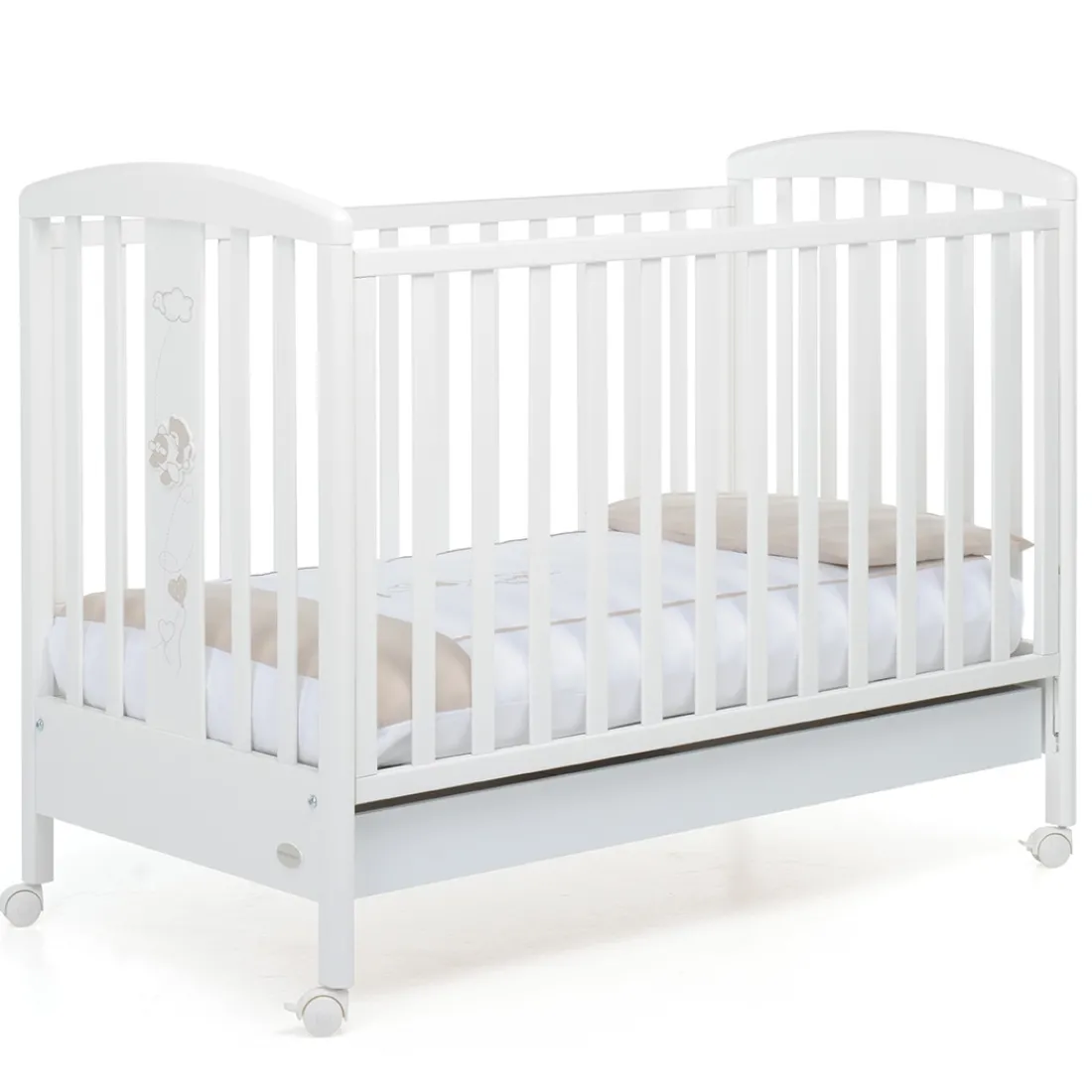 Foppapedretti Lettino legno bambino BabyFly Bianco Hot