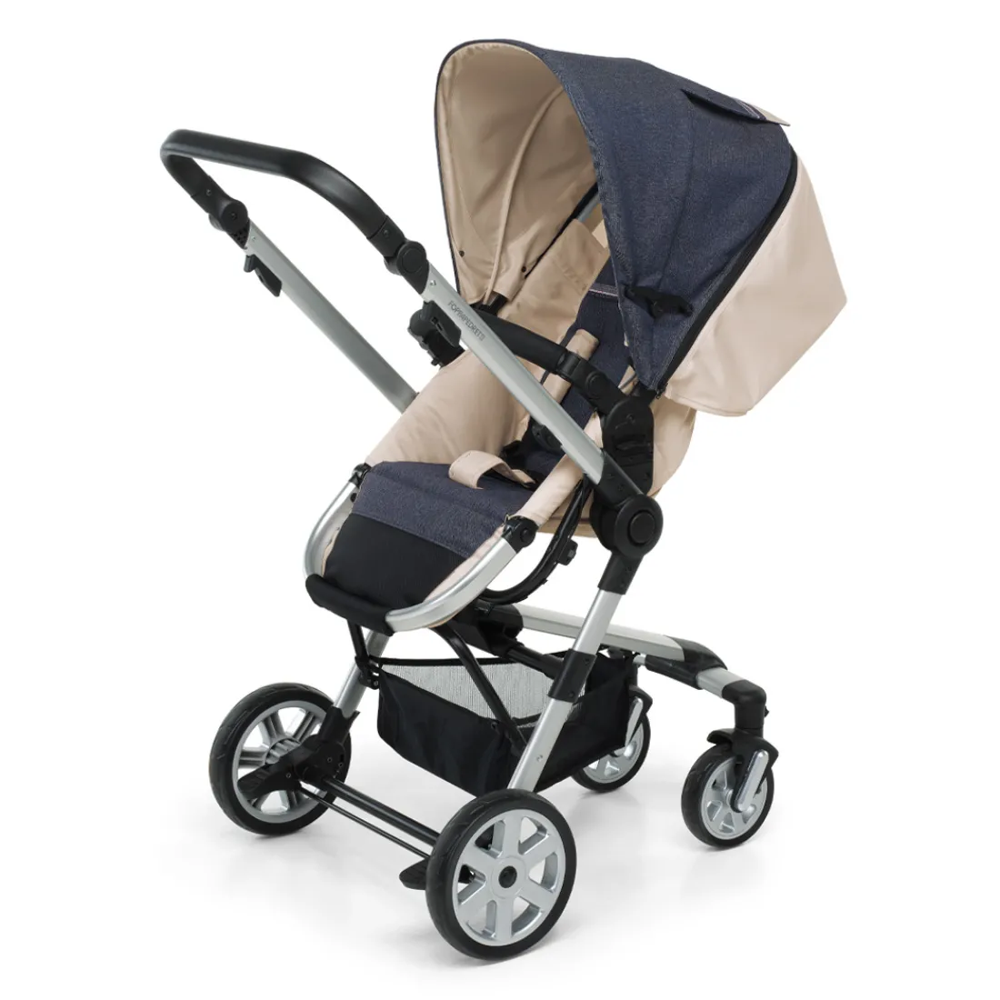 Foppapedretti Lista Nascita Supertres i-Size Denim Perla + Babyguard Clearance