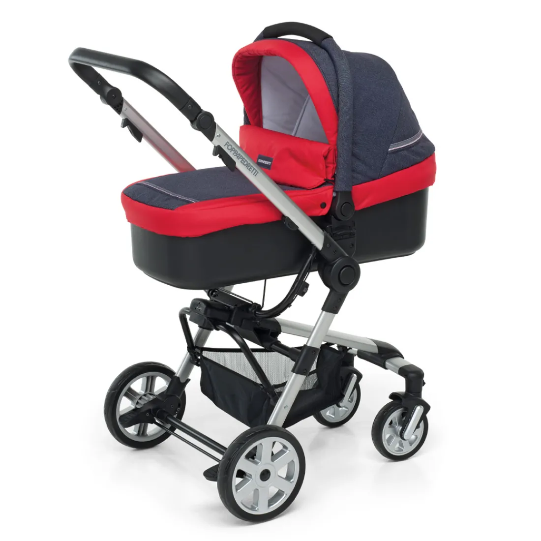 Foppapedretti Lista Nascita Supertres i-Size Denim Rosso + Babyguard Sale