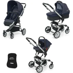 Foppapedretti Lista Nascita Supertres i-Size Denim Ocean + Babyguard Clearance