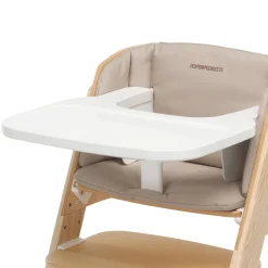 Foppapedretti Vassoio per poltroncina evolutiva Stile e per sedia evolutiva Tiramisù Bianco Hot